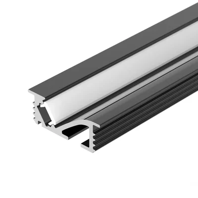 Профиль SL-BEVEL-W21-F-2000 ANOD BLACK (Arlight, Алюминий) 048997 048997
