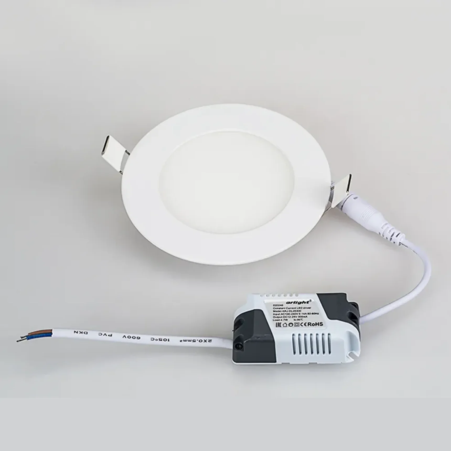 Светильник MS-EDGE-R120-6W Warm3000 (WH, 115 deg, 230V) (Arlight, IP44 Металл, 3 года) 049176