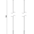 Держатель трека ART-APRIORI-HOLDER-HANG-TUBE-L1500 (BK) (Arlight, IP20 Металл, 3 года) 049321