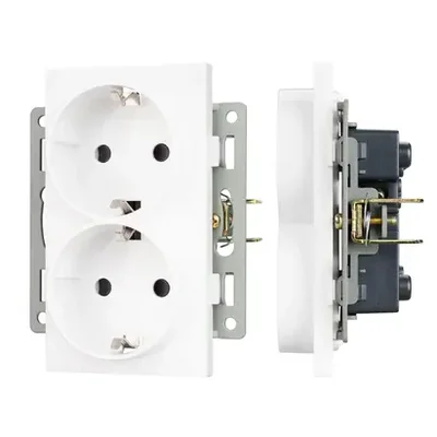 Механизм электрической розетки SCT-MEUD-PL-WH (250V, 16A) (Arlight, -)