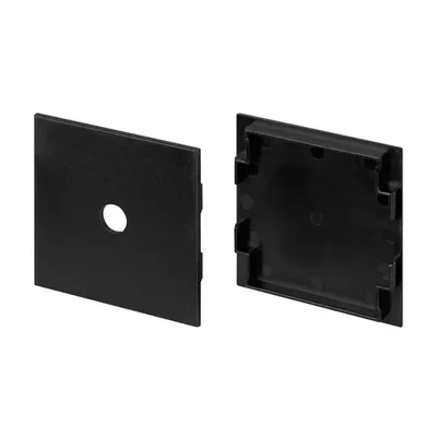 Комплект заглушек LINE-5050-DUAL BLACK (Arlight, Пластик) 050128 050128