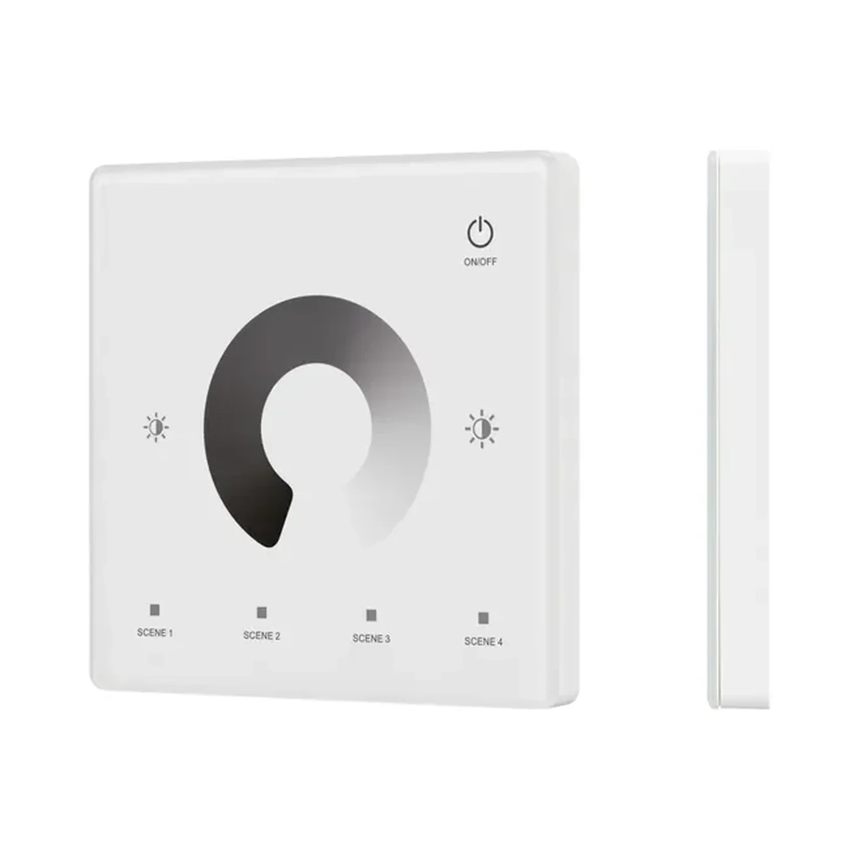 INTELLIGENT ARLIGHT Сенсорная панель SMART-RF-801-11-1G-4SC-DIM белый (3V, 2.4G) накладная (IARL, IP20 Пластик, 5 лет) 050421