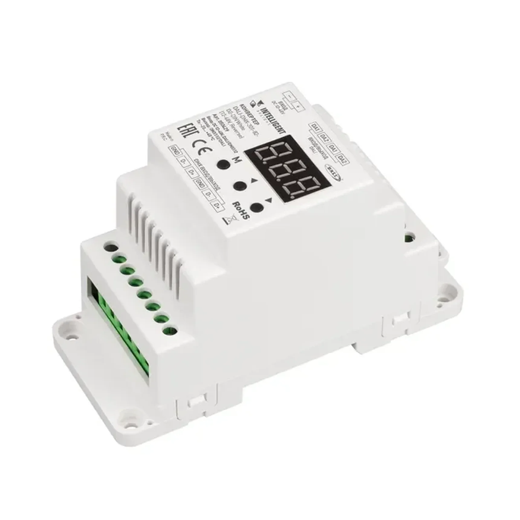 INTELLIGENT ARLIGHT Конвертер DALI-DMX-301-82-D2-DIN White (12-48V, Reverse) (IARL, IP20 Пластик, 5 лет) 050429