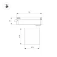 Светильник LGD-DYKE-2TR-R75-16W Warm3000 (BK, 38 deg, 230V) (Arlight, IP20 Металл, 5 лет) 052268