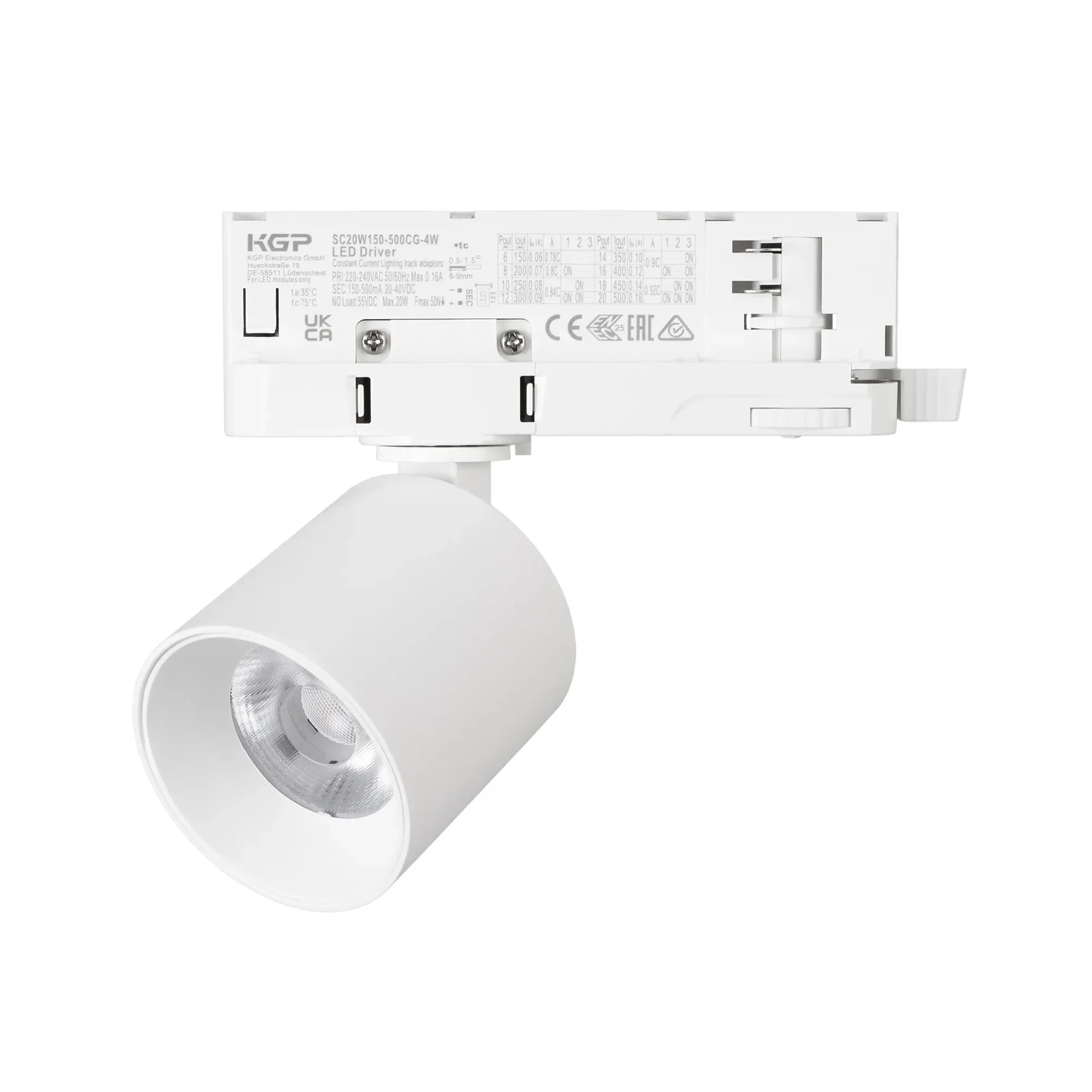 Светильник LGD-DYKE-4TR-R60-8W Day4000 (WH, 50 deg, 230V) (Arlight, IP20 Металл, 5 лет) 052271