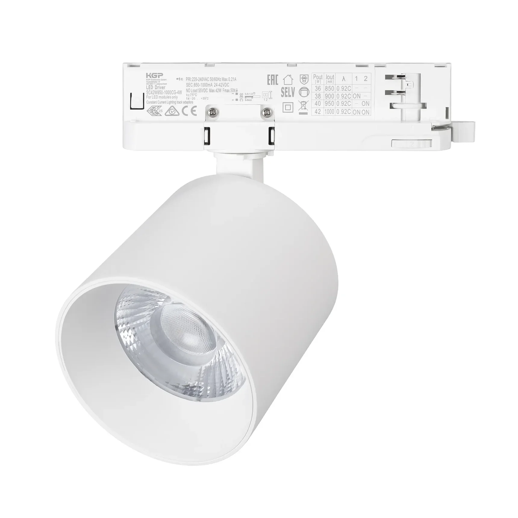 Светильник LGD-DYKE-4TR-R100-36W Day4000 (WH, 38 deg, 230V) (Arlight, IP20 Металл, 5 лет) 052290