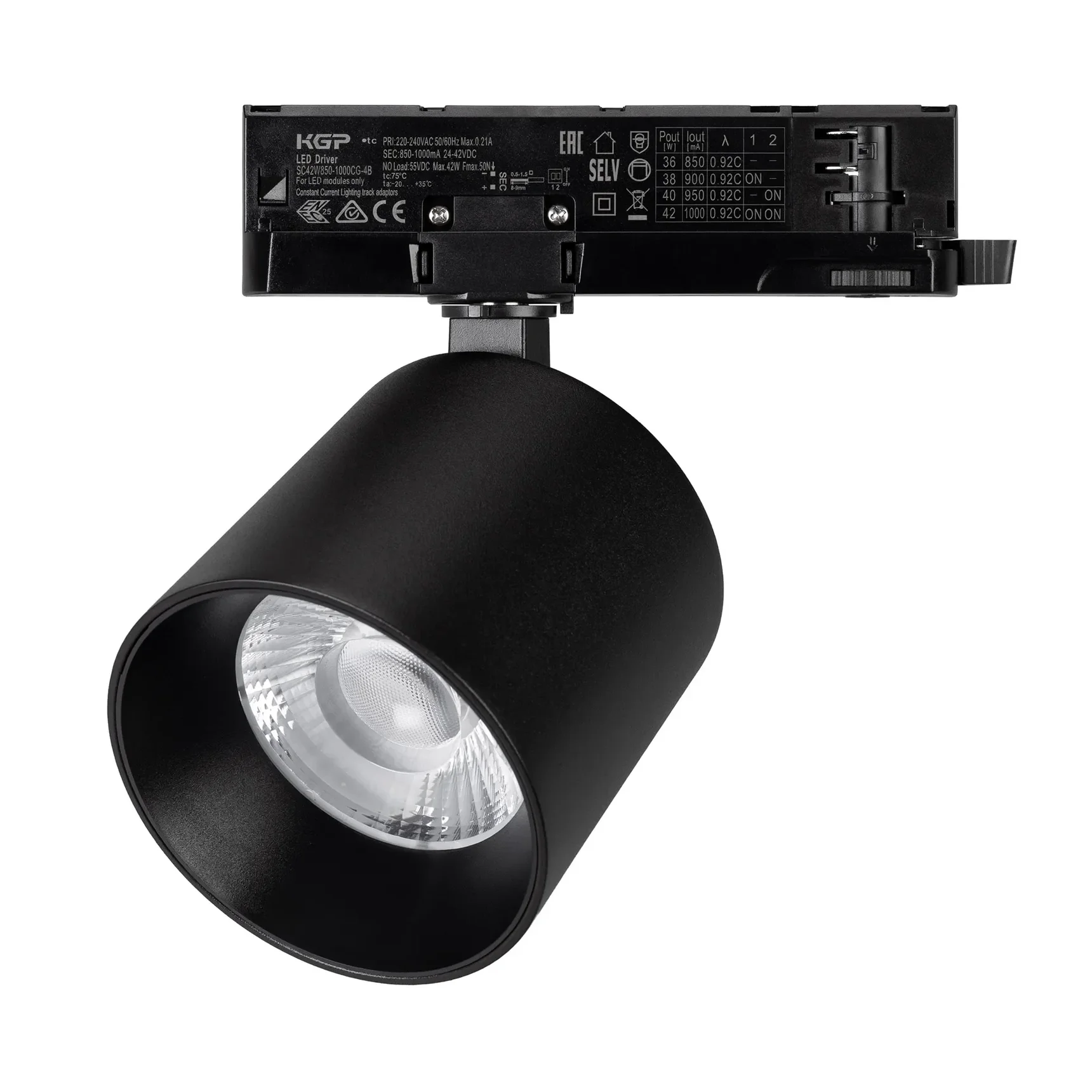 Светильник LGD-DYKE-4TR-R100-36W Day4000 (BK, 38 deg, 230V) (Arlight, IP20 Металл, 5 лет) 052292