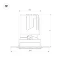 Светильник MS-ARADO-TRIMLESS-R65-9W Warm3000 (WH-WH, 55 deg, 230V) (Arlight, IP20 Металл, 5 лет) 052409