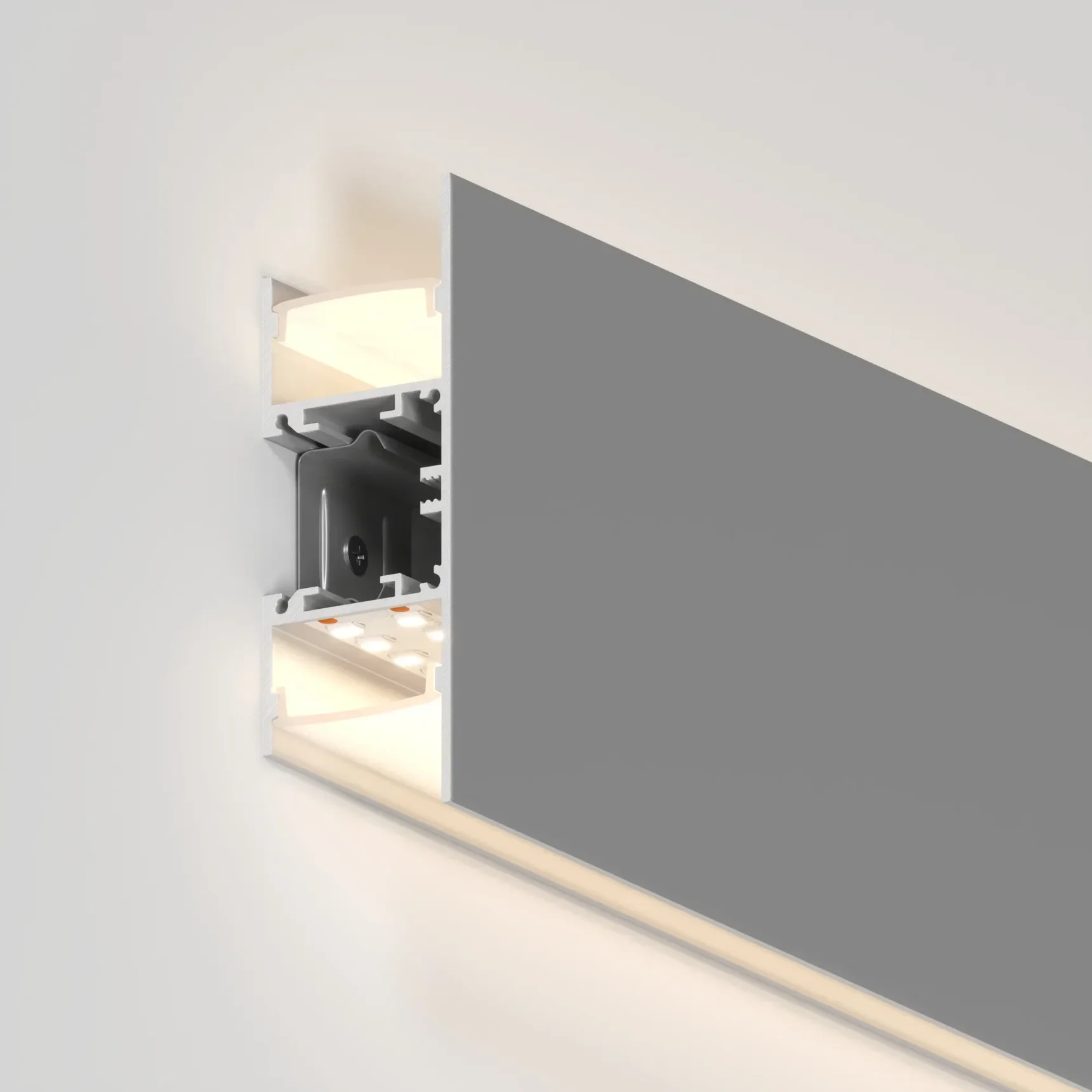 Профиль WALL-2575-DUAL-2000 ANOD (Arlight, Алюминий) 052513 052513