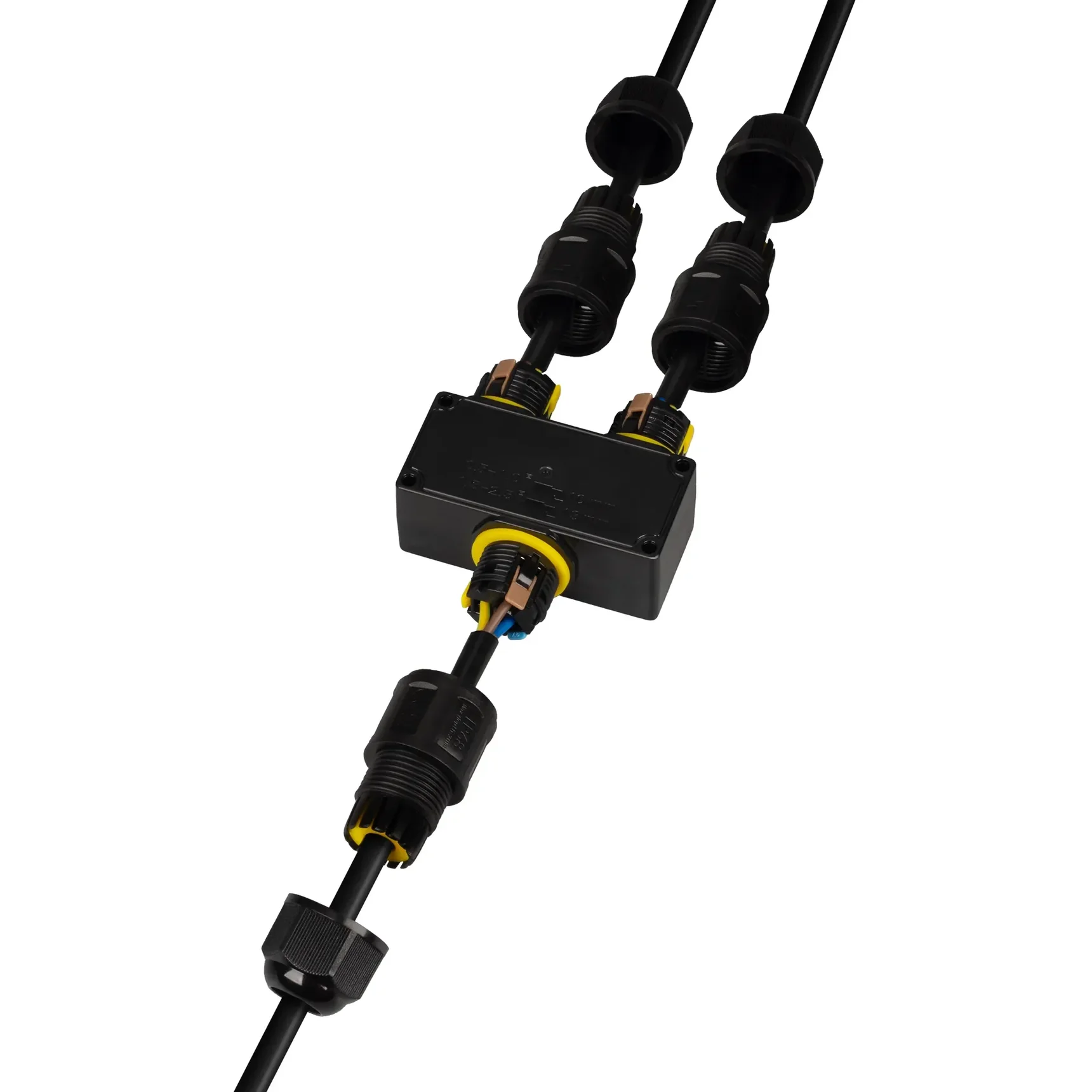 Коннектор NEO-GERM-3pin-Y-WTW (4-8mm) (Arlight, IP68) 053435