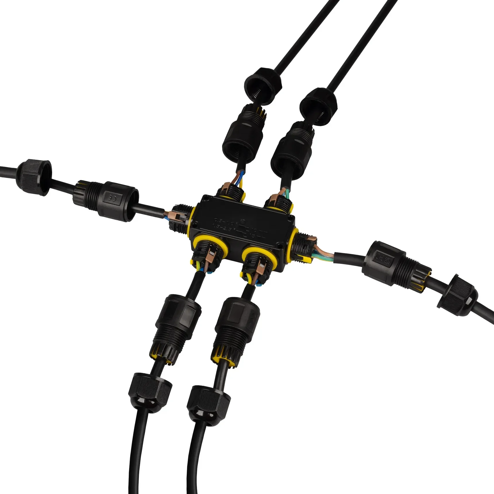 Коннектор NEO-GERM-3pin-TT-WTW (4-8mm) (Arlight, IP68) 053445