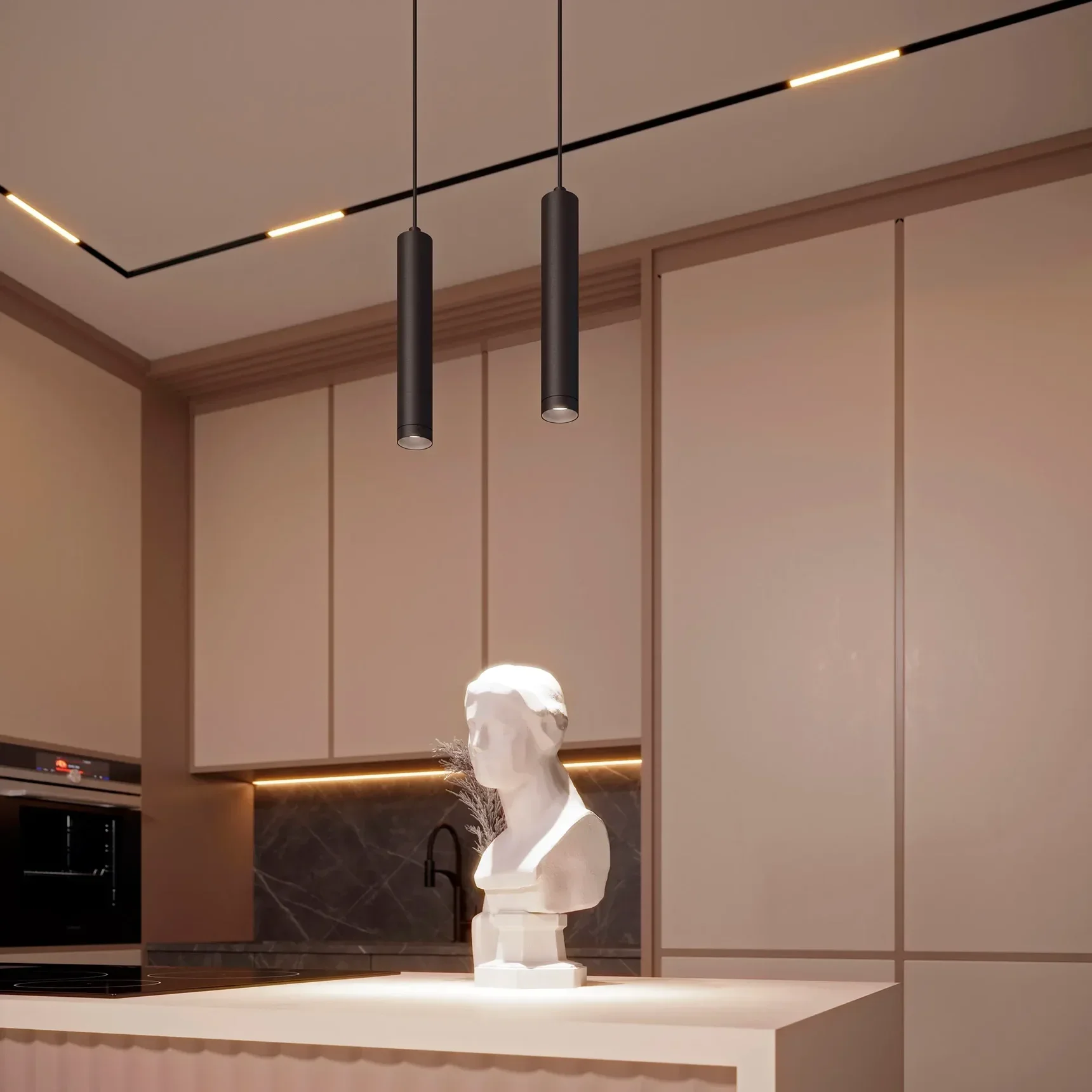 Светильник MAG-ORIENT-FLAT-L465-16W Day4000-MIX (BK, 100 deg, 48V, TUYA Zigbee) (Arlight, IP20 Металл, 5 лет) 053812