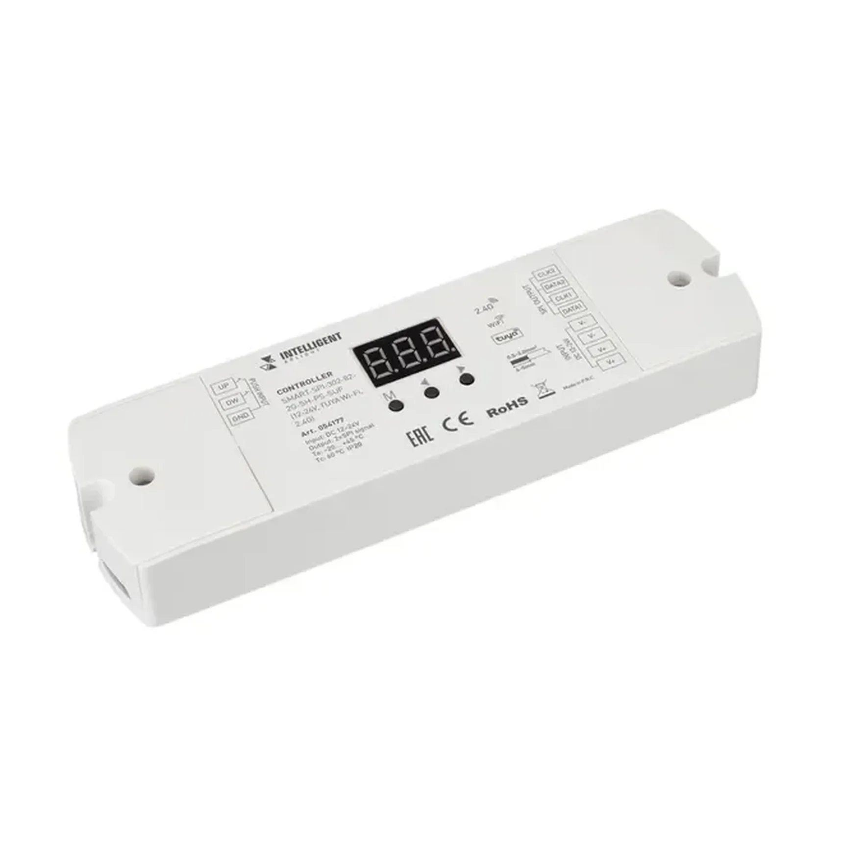 INTELLIGENT ARLIGHT Контроллер SMART-SPI-302-72-2G-RGB/RGBW-SUF (12-24V, ZigBee, 2.4G) (IARL, IP20 Пластик, 5 лет) 054178