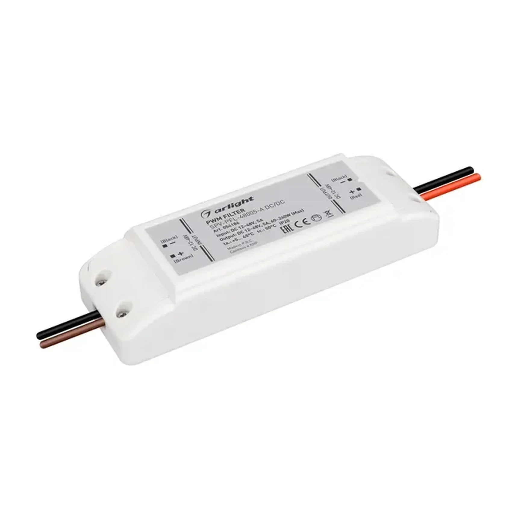 Фильтр ШИМ SPV-PFL-48005-A DC/DC (12-48V, 5A) (Arlight, IP20 Пластик, 2 года) 054186