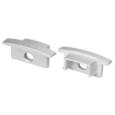 Заглушка LINE-2308-F SILVER с отверстием (Arlight, Пластик) 054383 054383