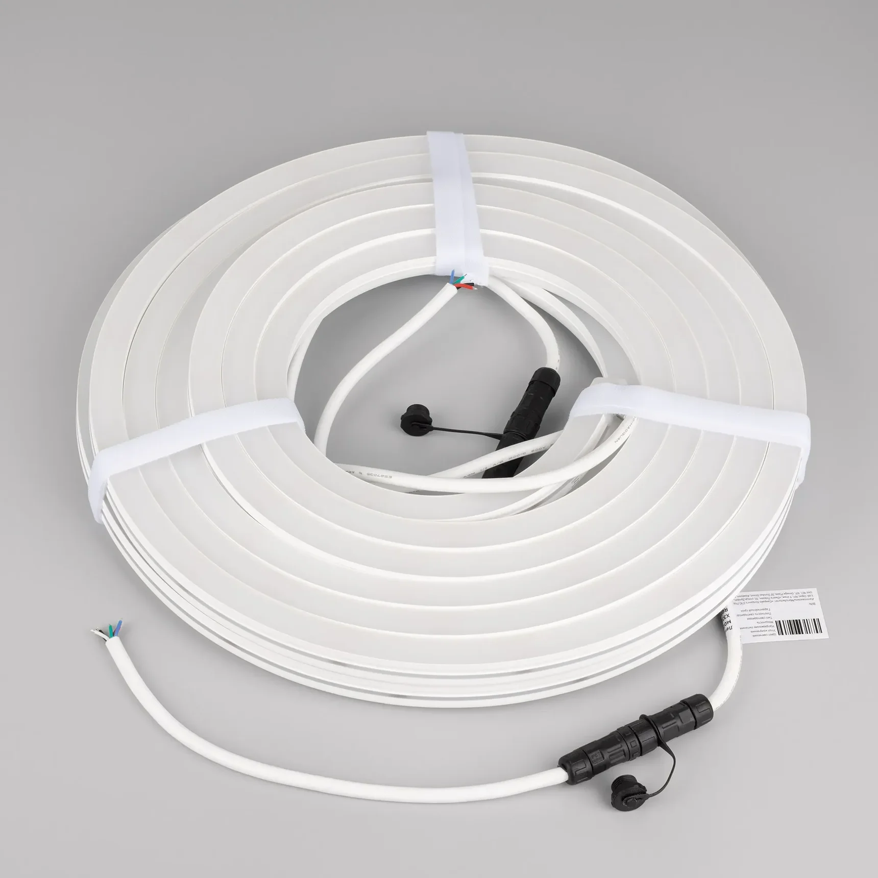 Светодиодная лента герметичная MOONLIGHT-PRO-SIDE-X336-16x16mm 24V RGBW-Warm (12 W/m, IP67, 10m, wire x2) (Arlight, Вывод боковой, 5 лет) 054977