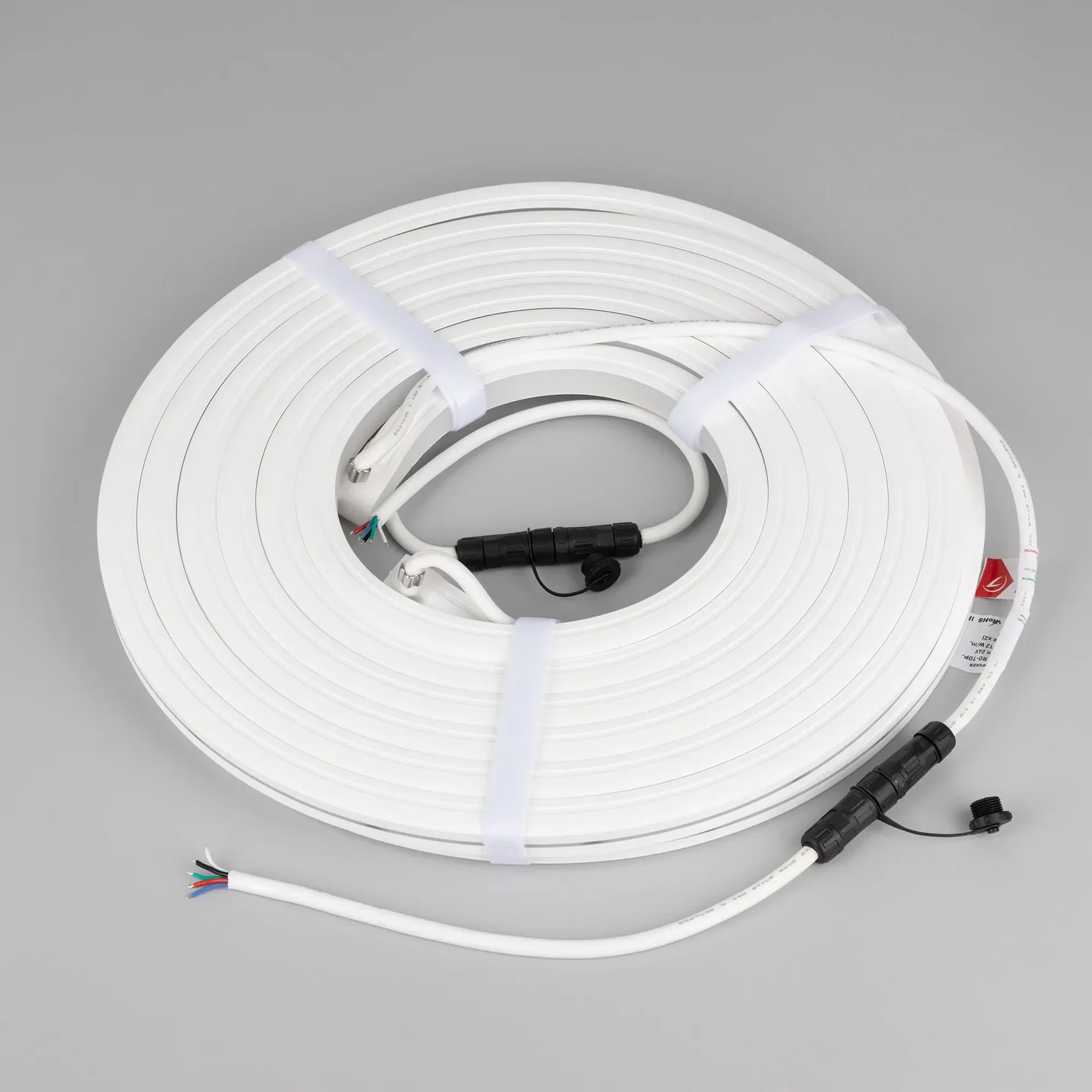 Светодиодная лента герметичная MOONLIGHT-PRO-TOP-X336-16x16mm 24V RGBW-Day (12 W/m, IP67, 10m, wire x2) (Arlight, Вывод боковой, 5 лет) 054982
