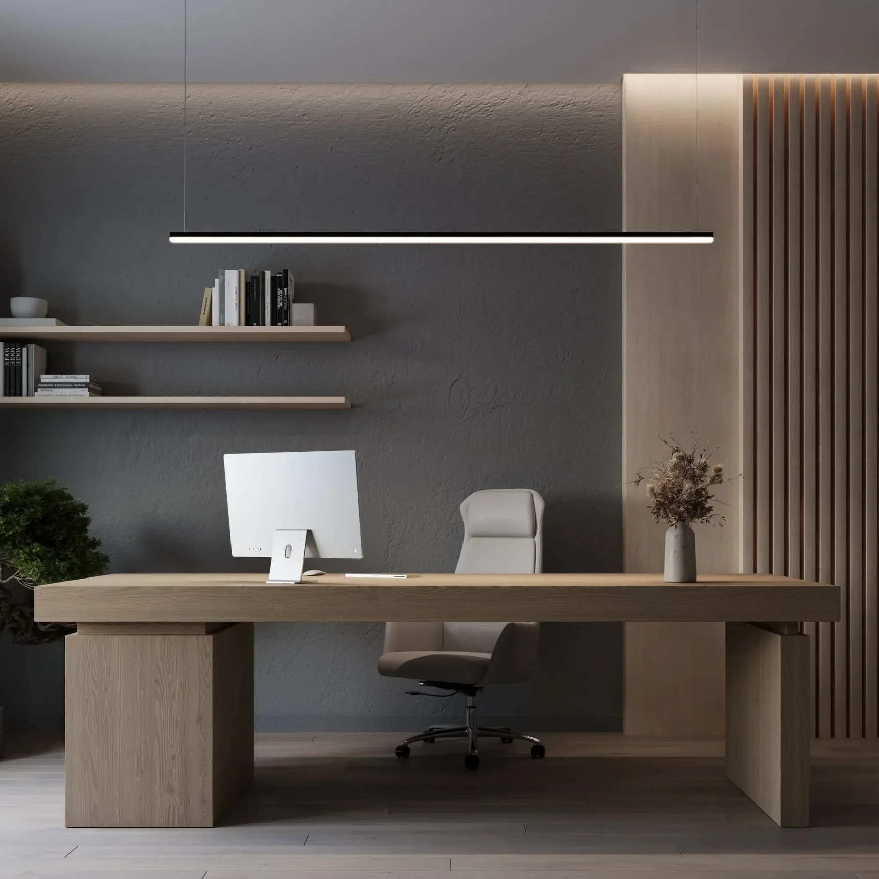 Профиль с экраном LINE-D-3734-2000 TETRA OLIVE GREY+OPAL  (Arlight, Алюминий) 055098 055098