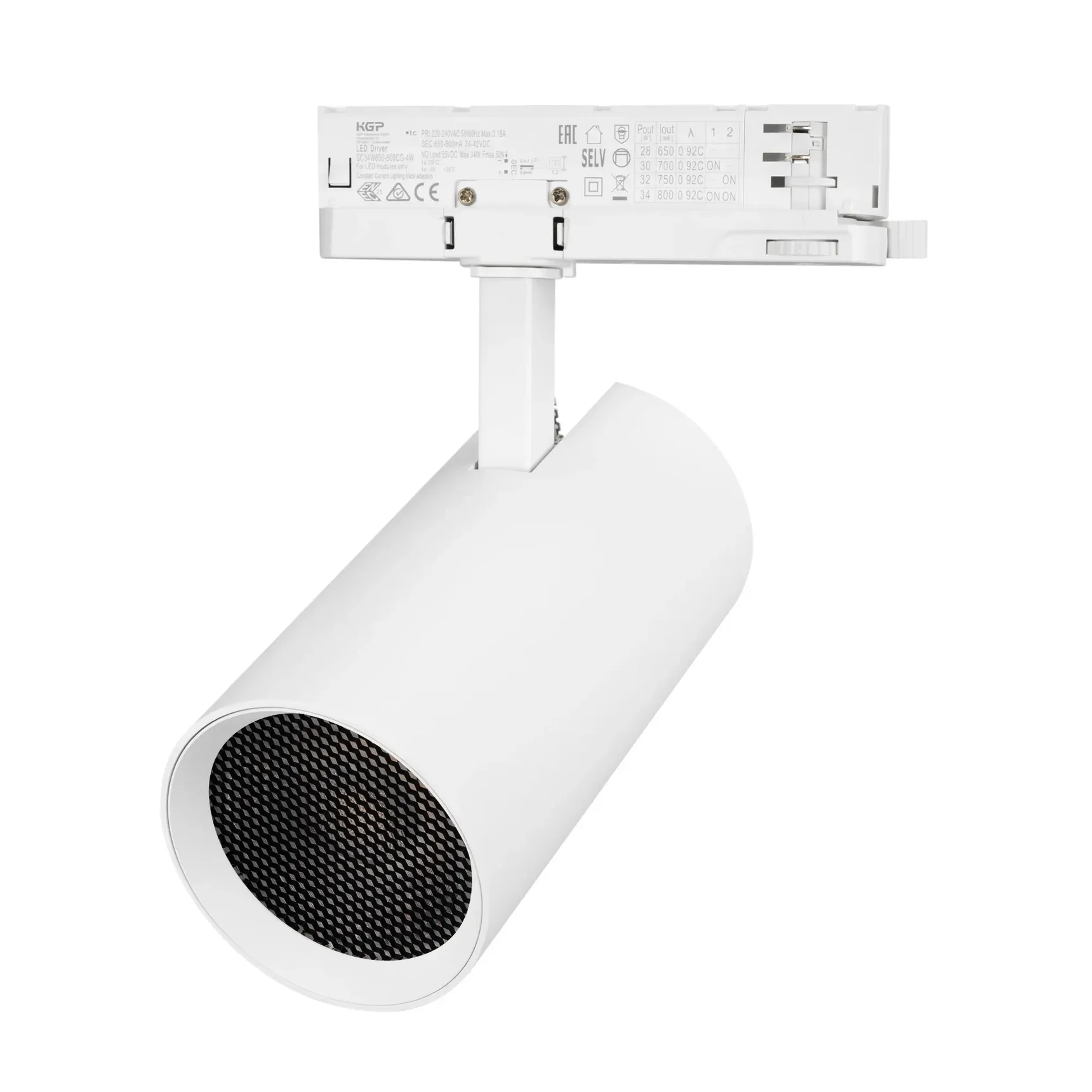 Светильник LGD-GERA-4TR-R90-30W Day4000 (WH, 55 deg, 230V) (Arlight, IP20 Металл, 5 лет) 055133