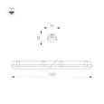 Светильник ALT-DALLAS-L1550-50W Day4000-MIX (WH, 120 deg, 230V) (Arlight, IP66 Пластик, 5 лет) 055196