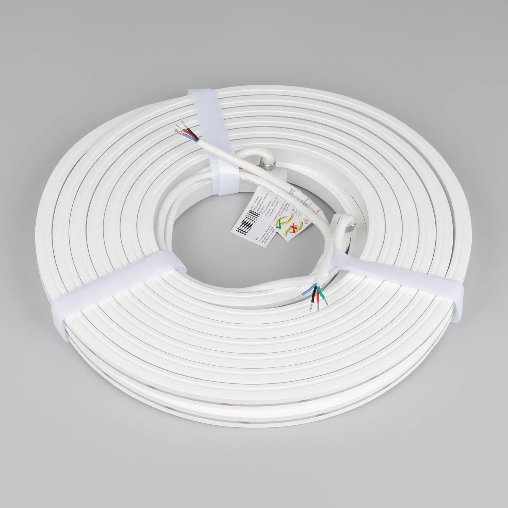 Светодиодная лента герметичная MOONLIGHT-PRO-TOP-X360-13x12mm 24V RGB (12 W/m, IP67, 10m, wire x2) (Arlight, Вывод боковой, 5 лет) 055310