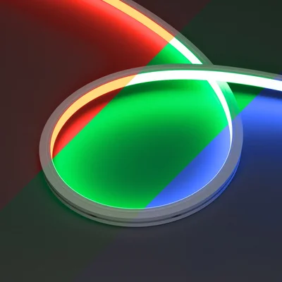 Светодиодная лента герметичная MOONLIGHT-PRO-TOP-X360-13x12mm 24V RGB (12 W/m, IP67, 10m, wire x2) (Arlight, Вывод боковой, 5 лет) 055310