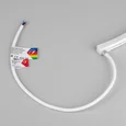 Светодиодная лента герметичная MOONLIGHT-PRO-SIDE-X360-12x17mm 24V RGB (12 W/m, IP67, 10m, wire x2) (Arlight, Вывод боковой, 5 лет) 055317