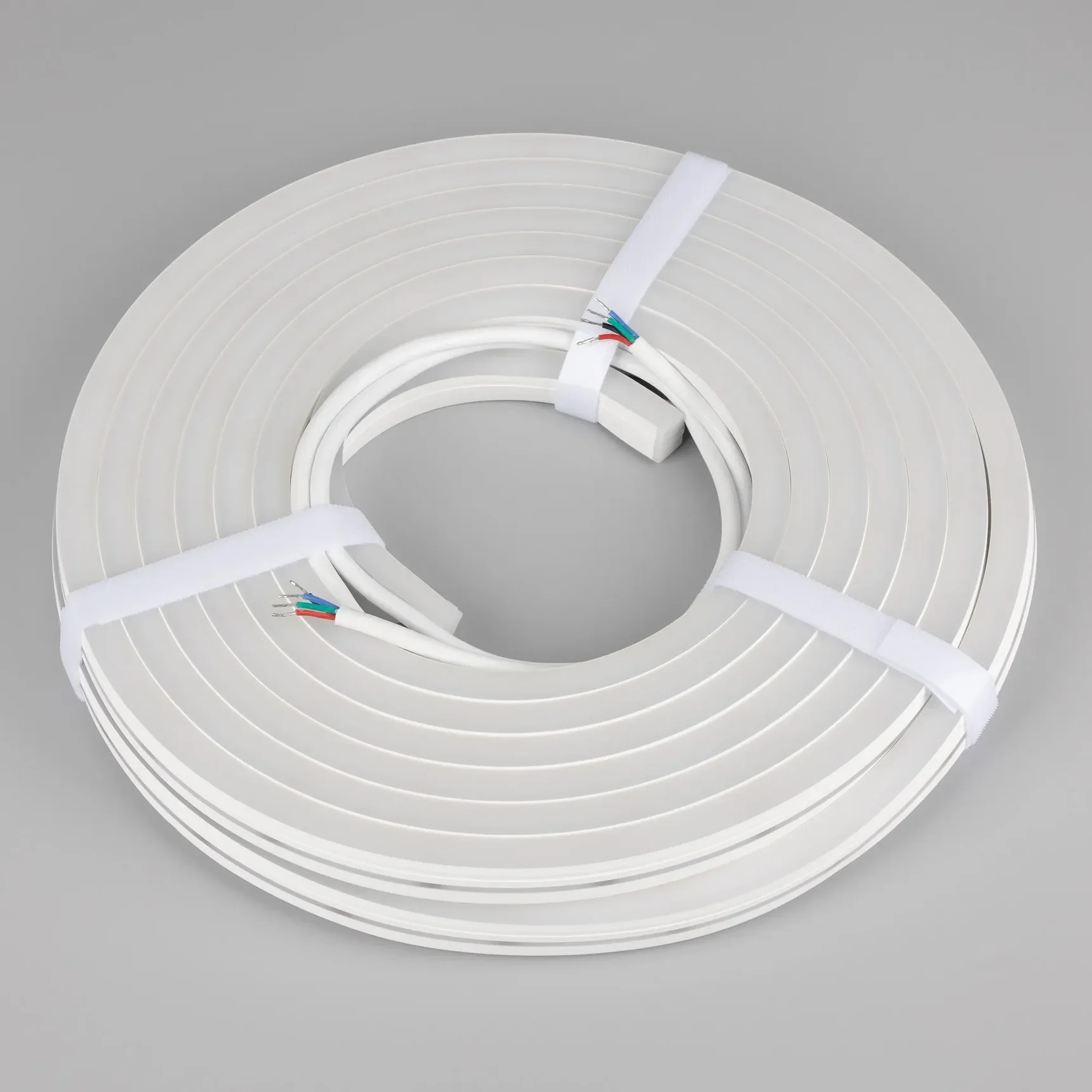 Светодиодная лента герметичная MOONLIGHT-PRO-SIDE-X360-12x17mm 24V RGB (12 W/m, IP67, 10m, wire x2) (Arlight, Вывод боковой, 5 лет) 055317