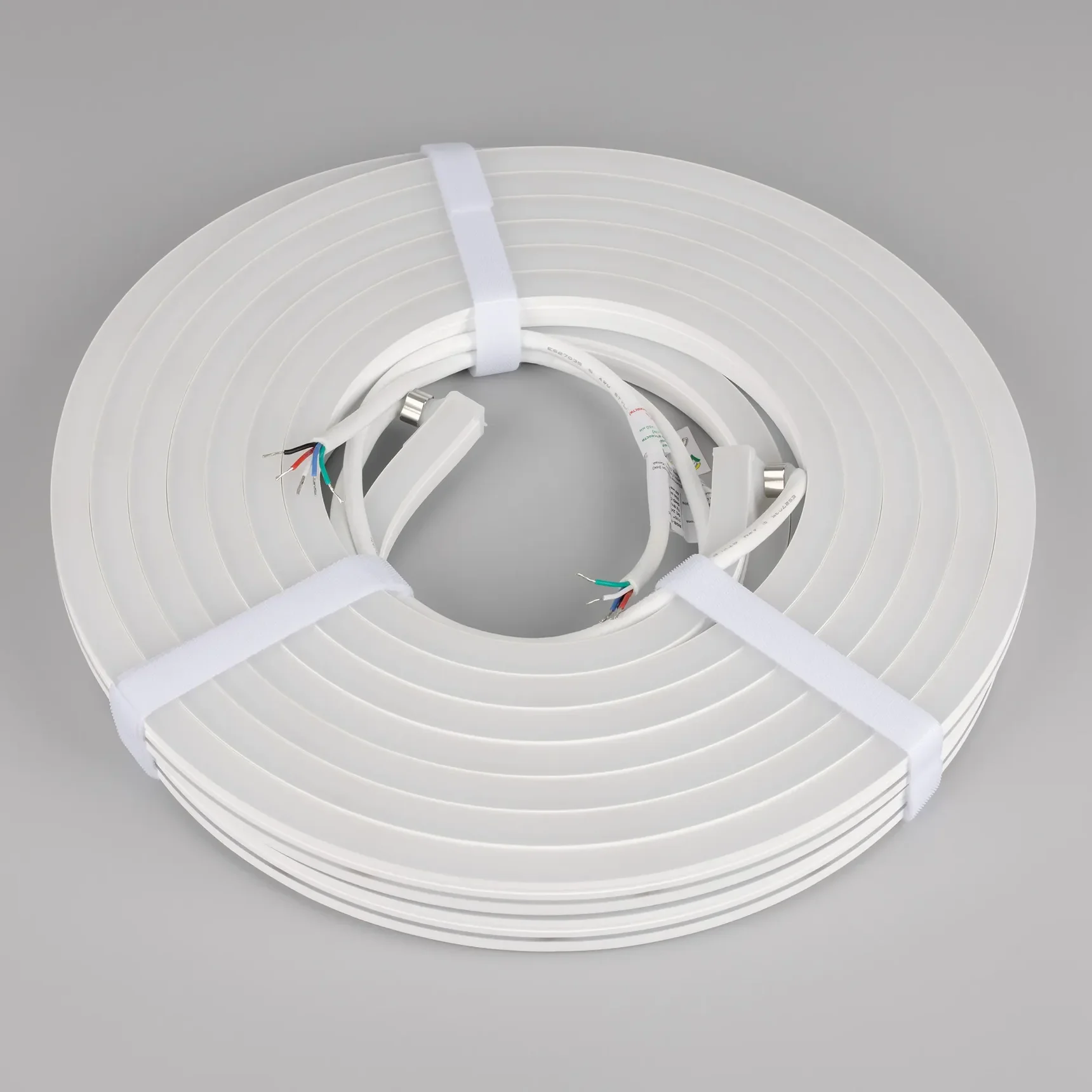 Светодиодная лента герметичная MOONLIGHT-PRO-SIDE-X336-12x17mm 24V RGBW-Day (12 W/m, IP67, 10m, wire x2) (Arlight, Вывод боковой, 5 лет) 055318