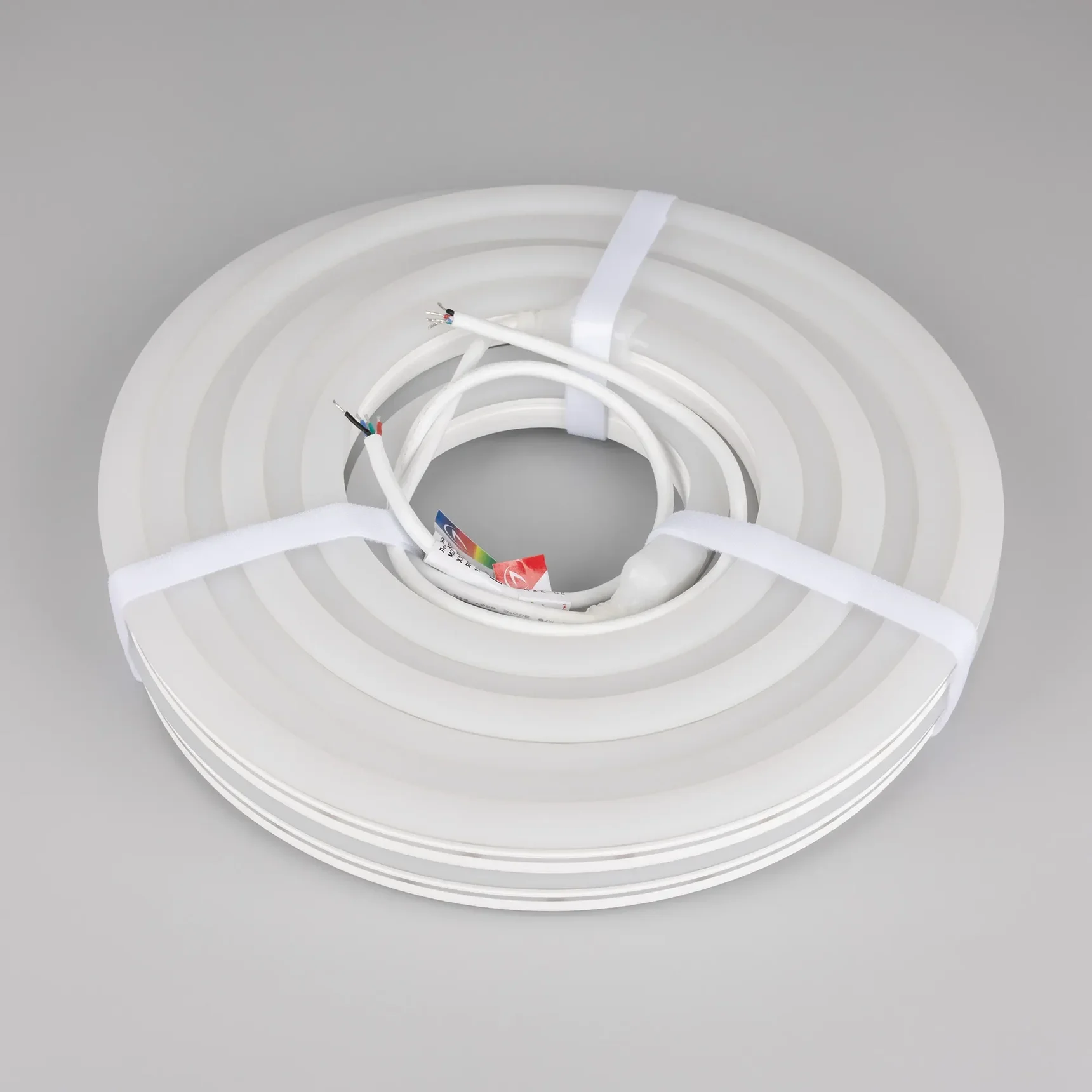 Светодиодная лента герметичная MOONLIGHT-PRO-SIDE-X360-12x24mm 24V RGB (12 W/m, IP68, 10m, wire x2) (Arlight, Вывод прямой, 5 лет) 055328