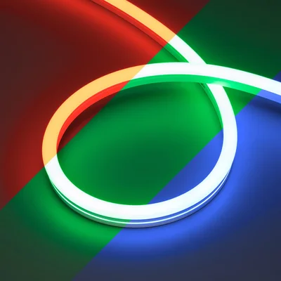 Светодиодная лента герметичная MOONLIGHT-PRO-SIDE-X360-12x24mm 24V RGB (12 W/m, IP68, 10m, wire x2) (Arlight, Вывод прямой, 5 лет) 055328