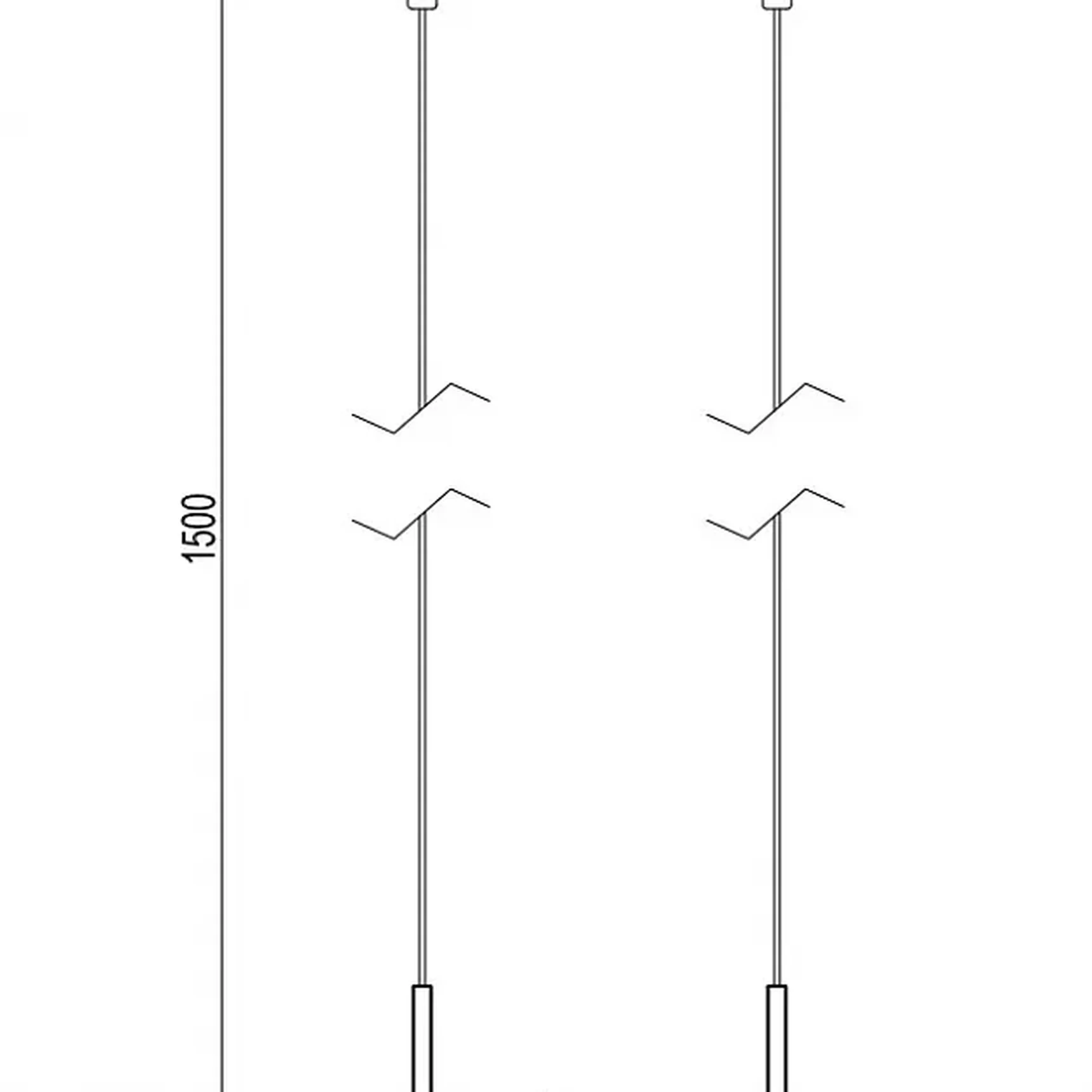 Держатель трека ART-APRIORI-HOLDER-HANG-TUBE-L1500 (OG) (Arlight, IP20 Металл, 3 года) 055892