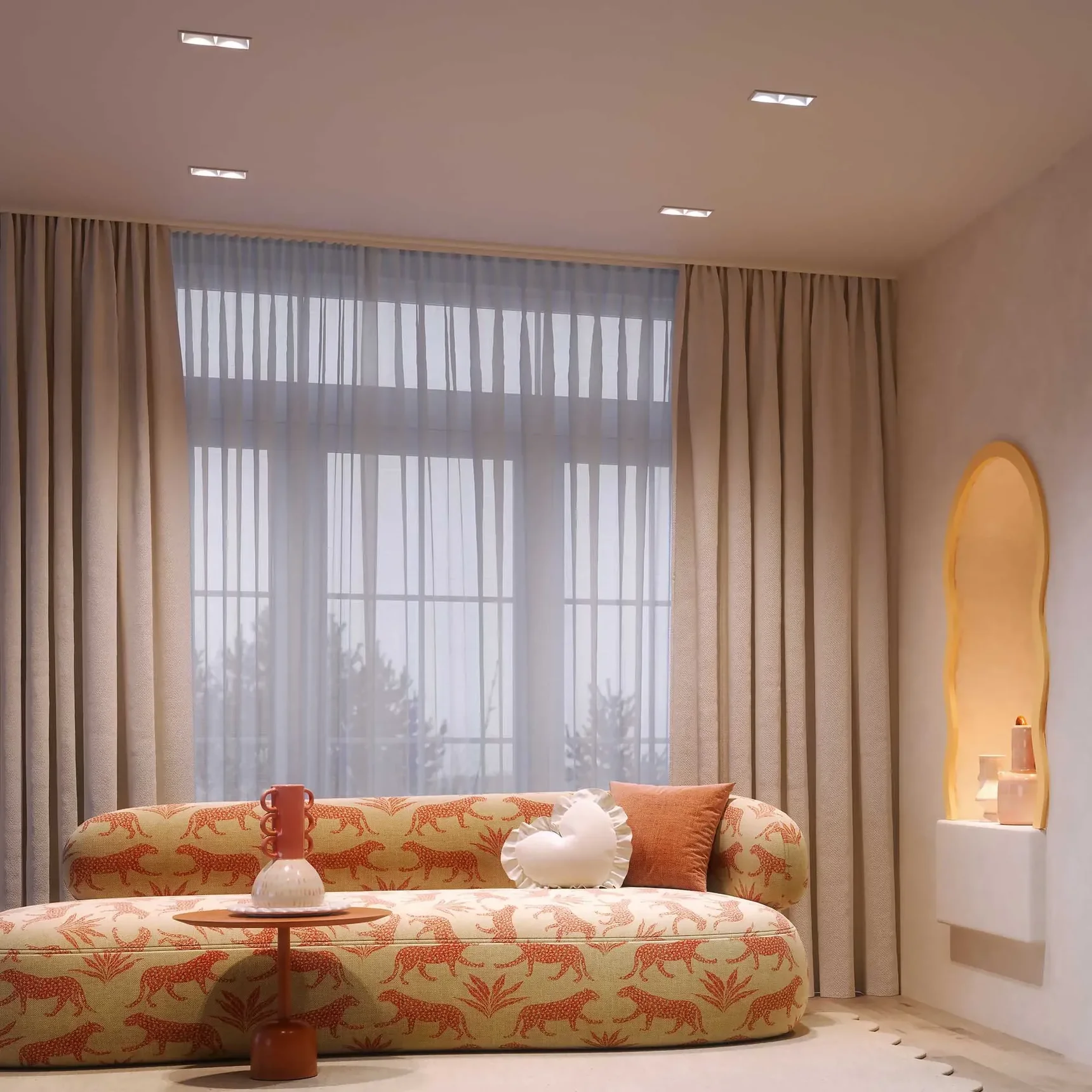 Светильник MS-FLOW-BUILT-S85x85-12W Warm3000 (WH, 55 deg, 230V) (Arlight, IP20 Металл, 5 лет) 055918