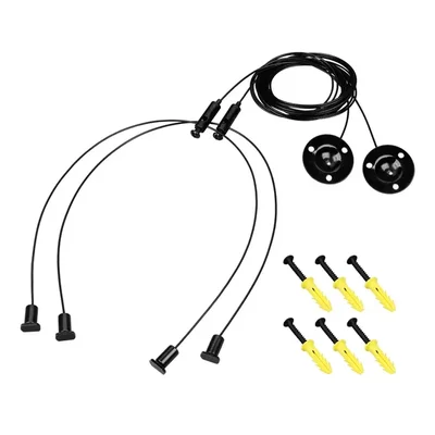 Подвес LINE-6070 2x2m Set BLACK (Pad 9x2mm) (Arlight, Металл) 056257 056257