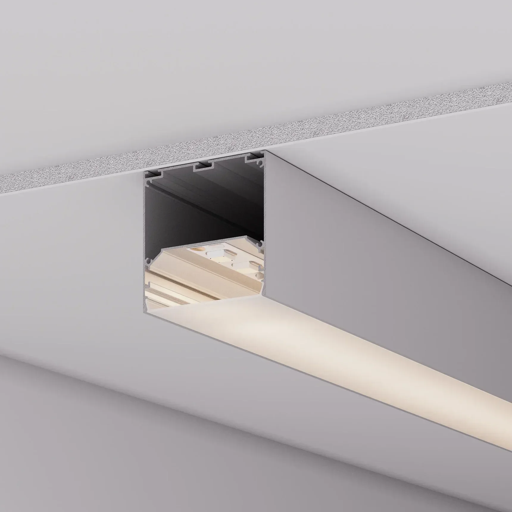 Профиль LINE-M-7575-2000 ANOD (Arlight, Алюминий) 056347 056347