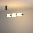 Светильник SP-CARAMELA-HANG-L720-12W Warm2700 (BK, 360 deg, 230V) (Arlight, IP20 Натуральный шелк, 3 года) 056885