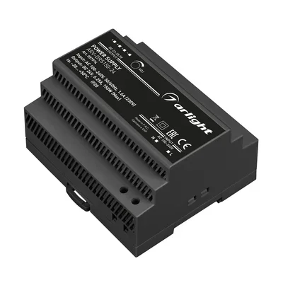 Блок питания ARV-DRS-150-24 (24V, 6.25A, 150W) (Arlight, IP20 DIN-рейка 5 лет) 057074