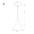 Светильник SP-MAKOTO-R180-10W Warm2700 (WH, 36 deg, 230V, TRIAC) (Arlight, IP20 Металл, 3 года) 057207