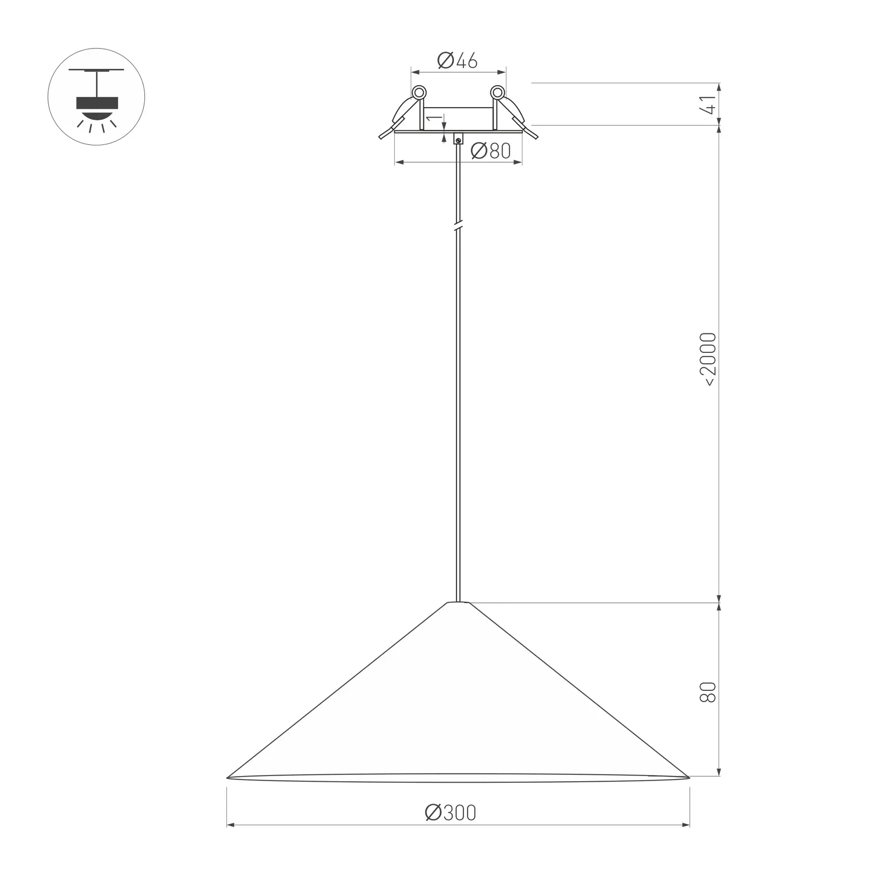 Светильник SP-MAKOTO-R300-10W Warm3000 (BK, 36 deg, 230V, TRIAC) (Arlight, IP20 Металл, 3 года) 057216