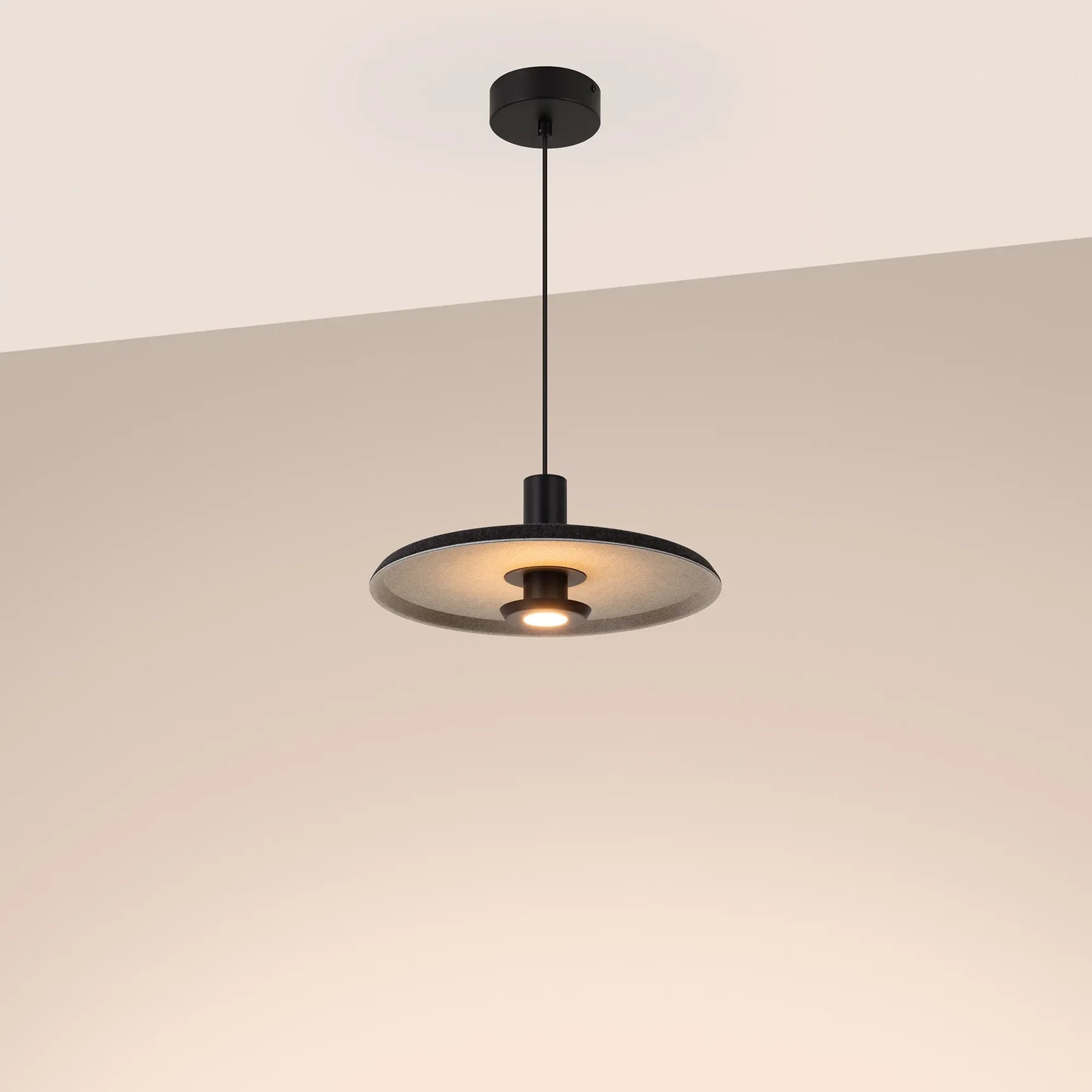 Светильник SP-KOTARO-R350-12W Warm2700 (BK-GR, 36 deg, 230V, TRIAC) (Arlight, IP20) 057222