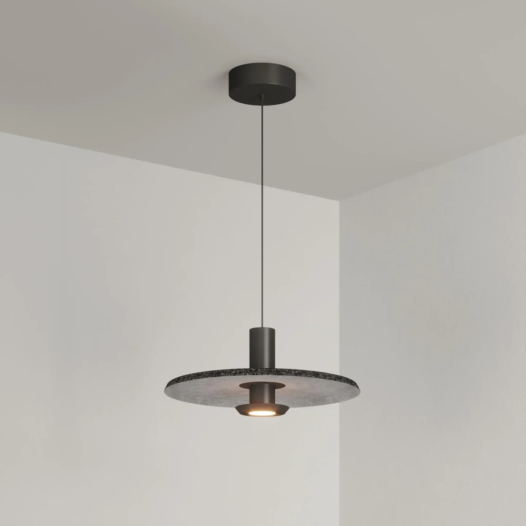 Светильник SP-KOTARO-R350-12W Warm2700 (BK-GR, 36 deg, 230V, TRIAC) (Arlight, IP20) 057222