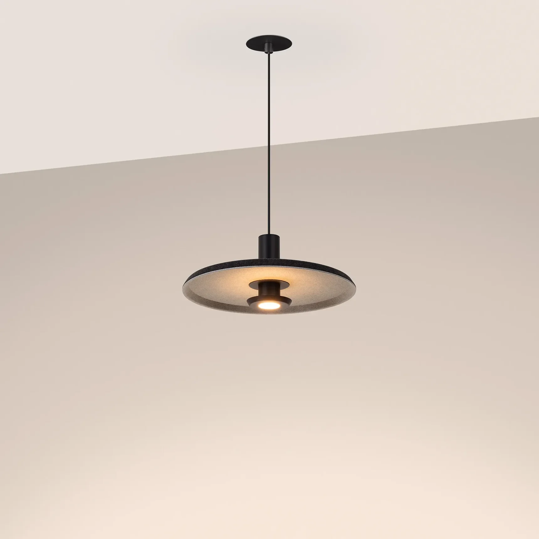 Светильник SP-KOTARO-R350-12W Warm3000 (BK-GR, 36 deg, 230V, TRIAC) (Arlight, IP20) 057223