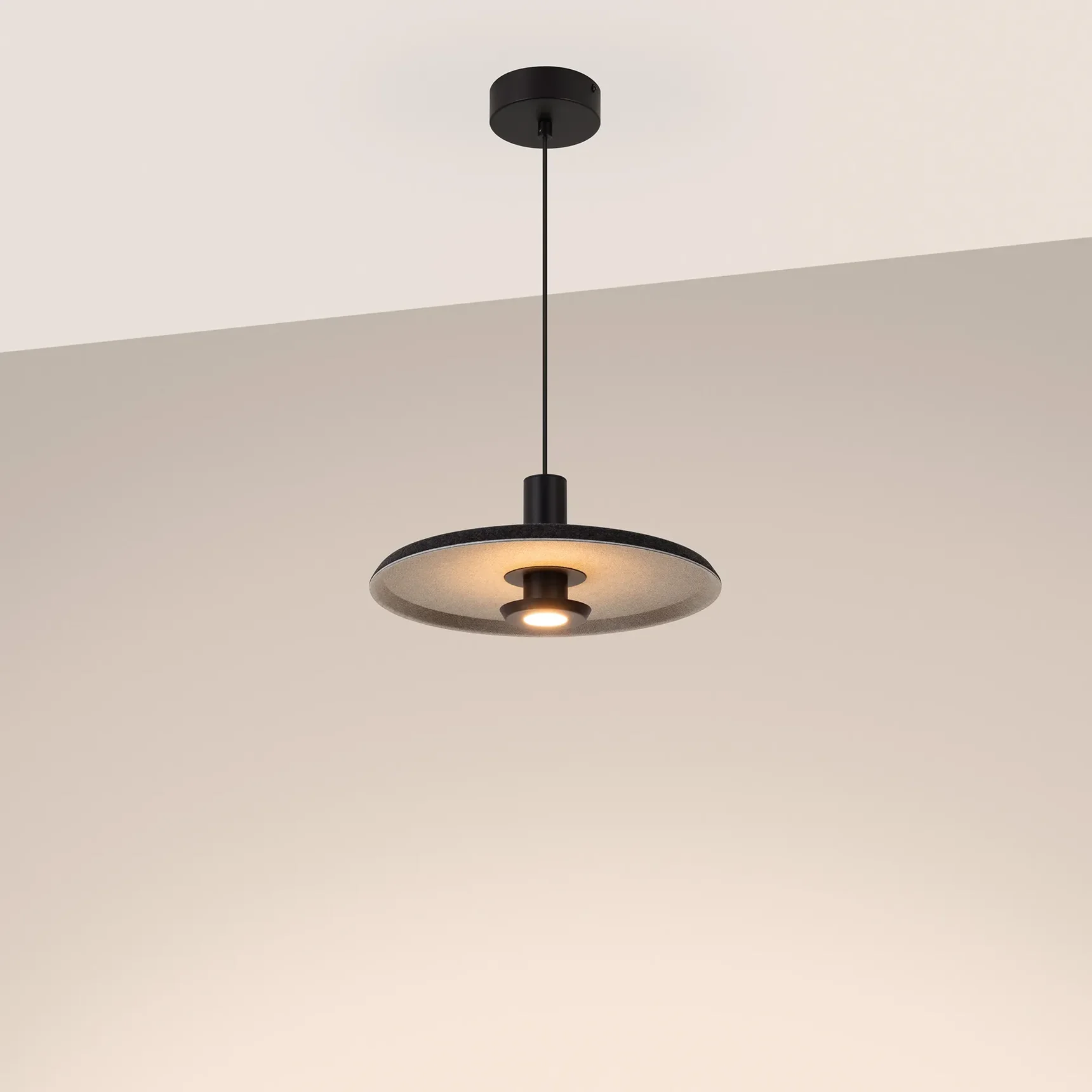 Светильник SP-KOTARO-R350-12W Warm3000 (BK-GR, 36 deg, 230V, TRIAC) (Arlight, IP20) 057223