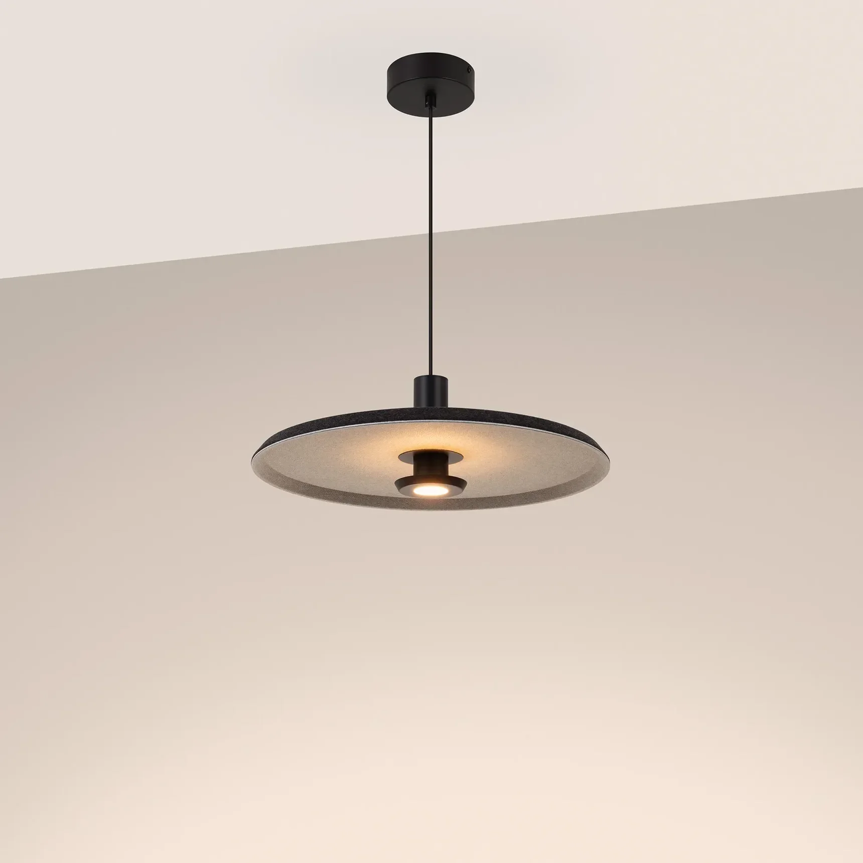 Светильник SP-KOTARO-R450-12W Warm3000 (BK-GR, 36 deg, 230V, TRIAC) (Arlight, IP20) 057224