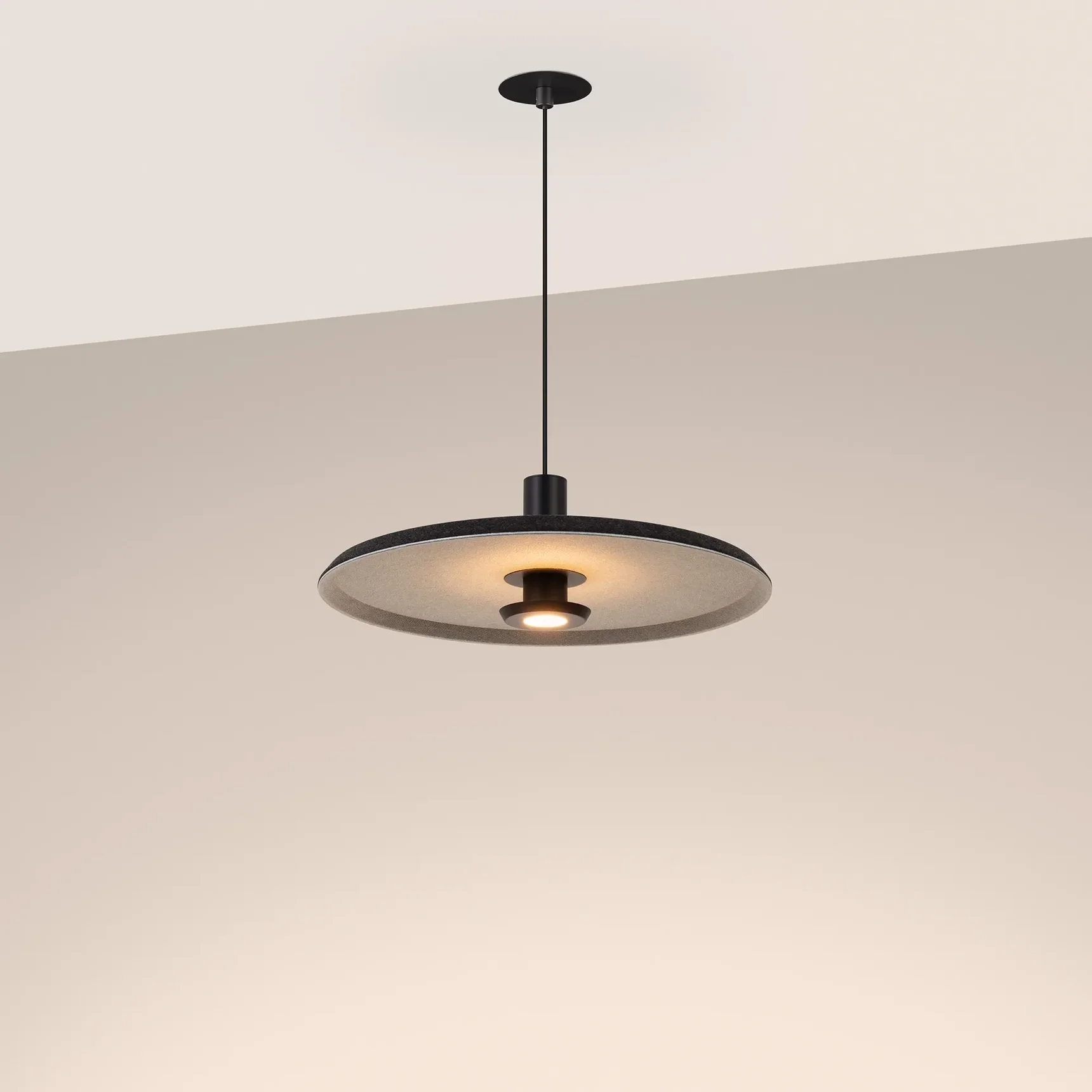 Светильник SP-KOTARO-R450-12W Warm3000 (BK-GR, 36 deg, 230V, TRIAC) (Arlight, IP20) 057224