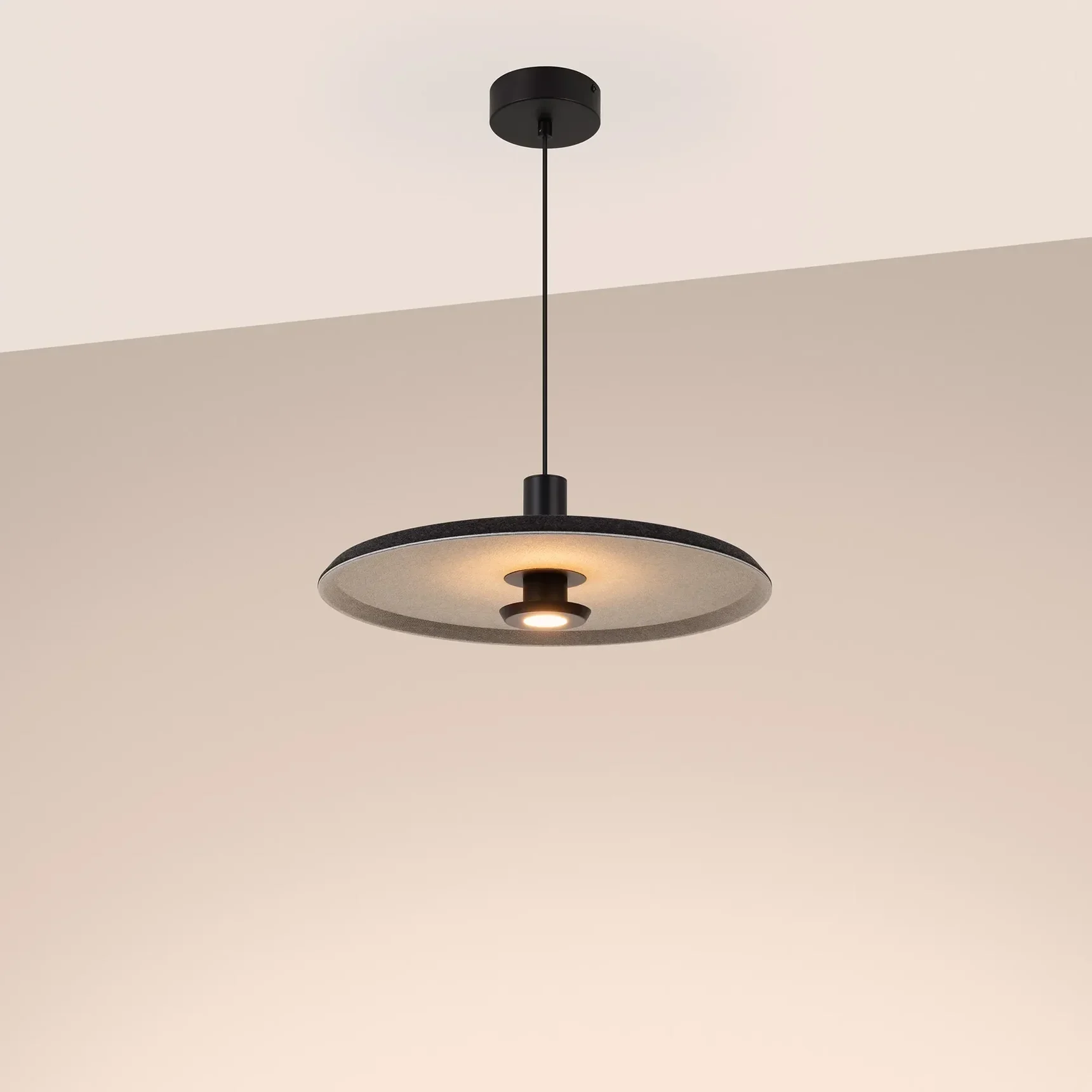 Светильник SP-KOTARO-R450-12W Warm2700 (BK-GR, 36 deg, 230V, TRIAC) (Arlight, IP20) 057225