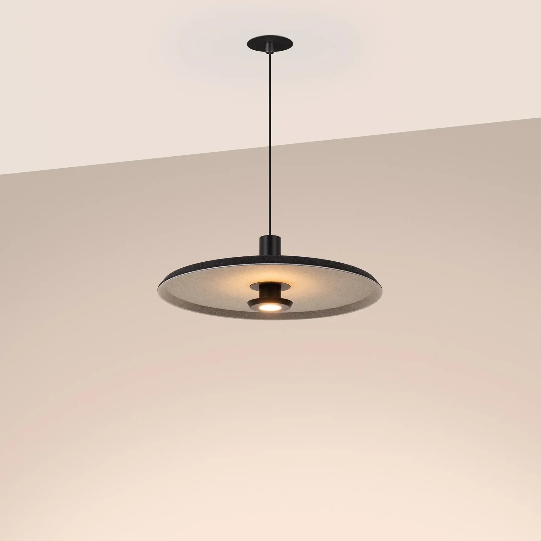 Светильник SP-KOTARO-R450-12W Warm2700 (BK-GR, 36 deg, 230V, TRIAC) (Arlight, IP20) 057225