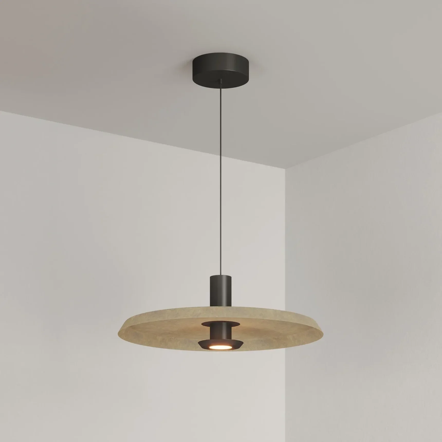 Светильник SP-KOTARO-R450-12W Warm3000 (BG-BG, 36 deg, 230V, TRIAC) (Arlight, IP20) 057227