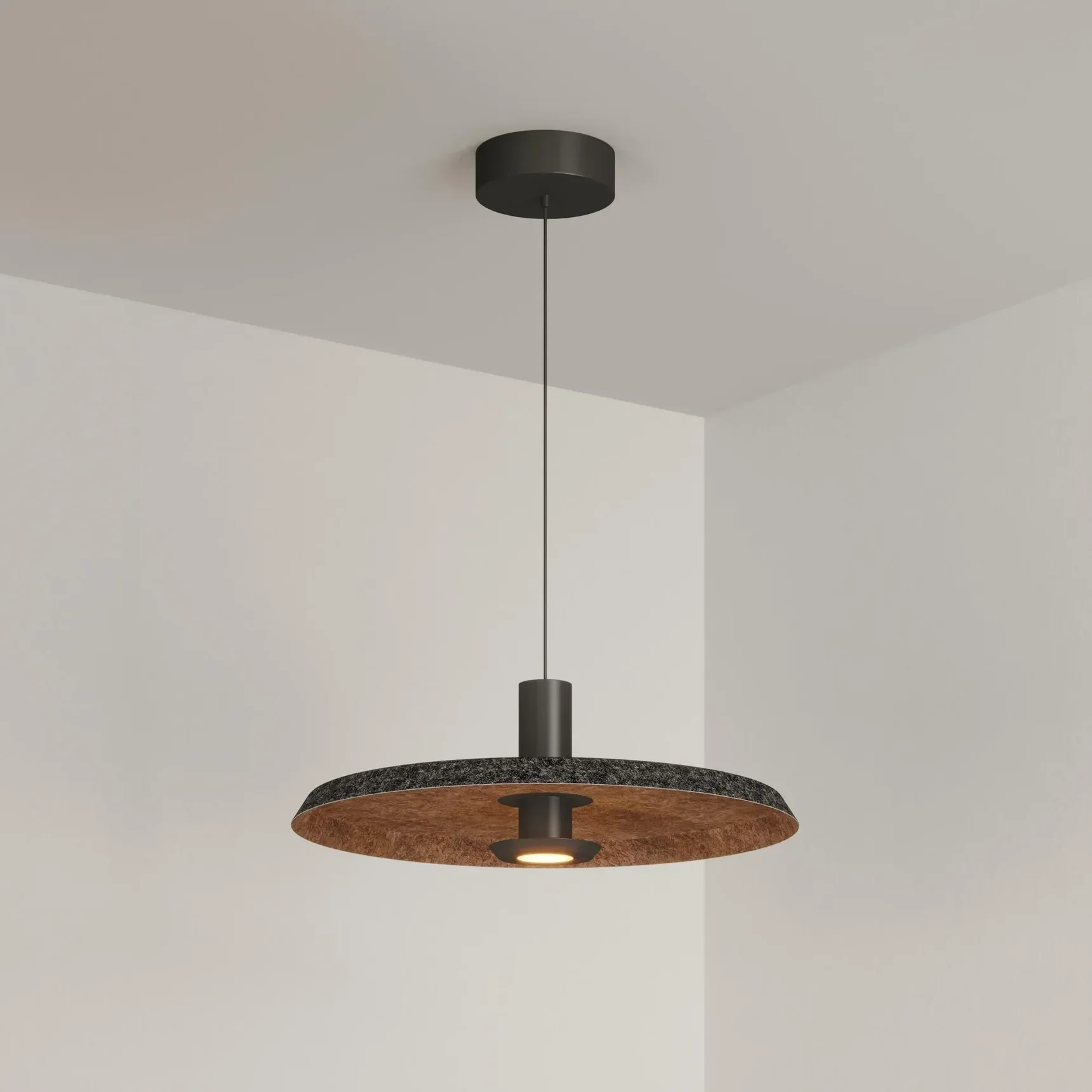 Светильник SP-KOTARO-R450-12W Warm2700 (BK-CF, 36 deg, 230V, TRIAC) (Arlight, IP20) 057234