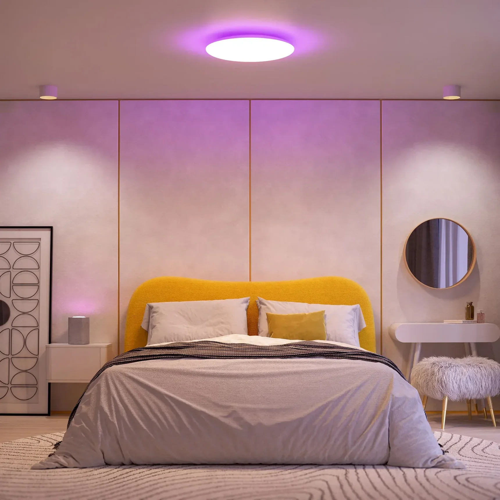 Светильник SP-FAVOR-R600-50W Day4000-MIX-RGB (WH, 100 deg, 230V, Tuya Zigbee) (Arlight, IP54 Пластик, 3 года) 057444